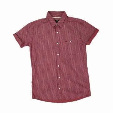 Fashion 100% Cotton Y/D Check Men's S/S Shirt