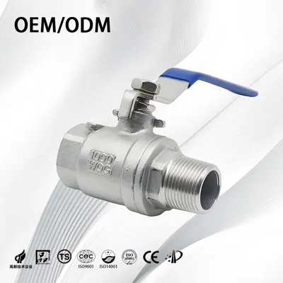 High Pressure/DN50/2" Two Piece/Pneumatic/Float/Cryogenic/Flow Control/Stainless Steel Ball Valve High Quality Industrial Use