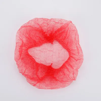 2021 Hot Daily Usage Protective Single&Double Elastic Wholesale Cleaning Catering Food Industry Nonwoven Disposable Head Cap/Hairnet Beauty Caps