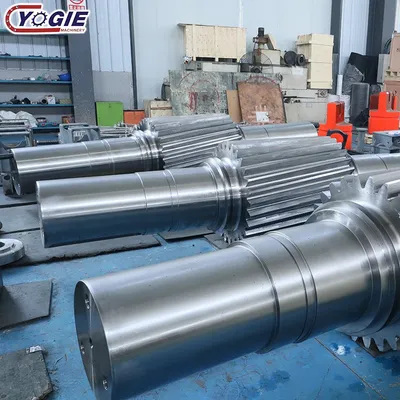 Custom Large Pinion Gear Shaft