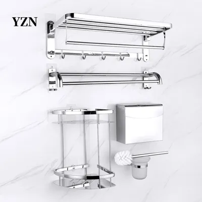 Stylish Wall-Mounted Towel Rack for Space-Saving Bathroom Organization