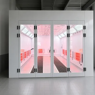 Zonben Digital Variable-Speed Spray Paint Booth for Aluminum Extrusion Painting