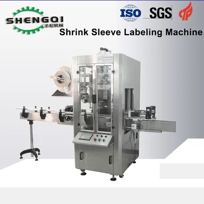 High Speed Automatic Pet Plastic Glass Bottle Heat Shrink Sleeve Labeling Machine