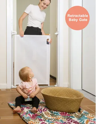 New Release Safety Baby Gate Retractable Mesh Gate
