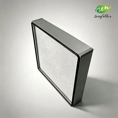 Fine Particle Blocking Mini Pleat HEPA Filter for Cosmetic Production Workshop