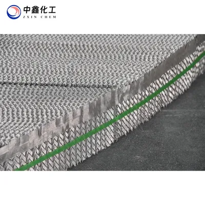 Corrosion Resistant Durable Metal High Flux Structured Corrugated Plate Tower Packing