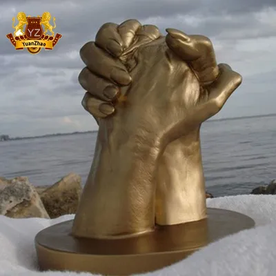 Outdoor Large Modern Garden Hand Bronze Sculpture