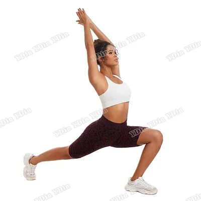 Women Shorts Athletic Workout Running Sports Yoga Gym Wear Pocket Tights Wear