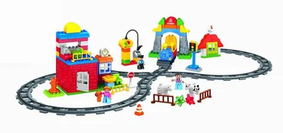 140PCS Electric Train Legoes City Blocks with Sound