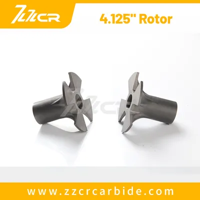 Zzcr OEM Custom 4.125 Rotor Tungsten Carbide Parts Mwd Cemented Carbide Stators