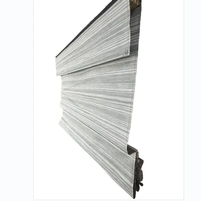 Paper and Grass Cordless Natural Woven Roman Shades for Modern Homes