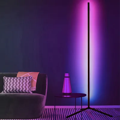 10W RGB LED Floor Light with Cell Phone Control for Elegance