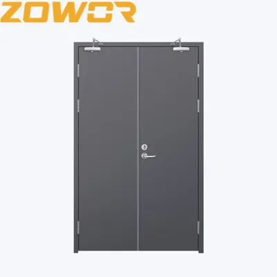 America Standard UL Listed Fire Rated Steel Door Double Open