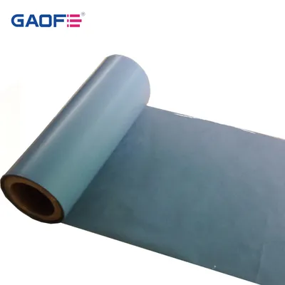 Gray Color Printer Ribbon Wax Resin Ribbon Thermal Printer Ribbon