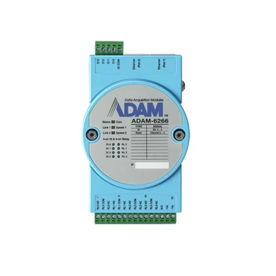 Advantech Adam-6266 4-CH Relay Output Modbus TCP Module with 4-CH Di