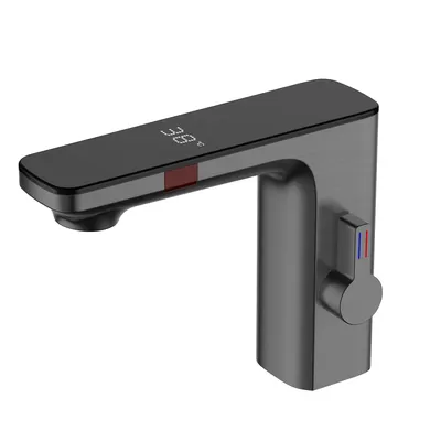 Intelligent Digital LED Temperature Display Sensor Basin Faucet