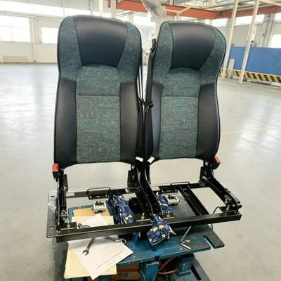 Wholesale Abrasion-Proof Durable Flame Retardant Sponge Material ODM Custom Passenger Seat for Airport Shuttle
