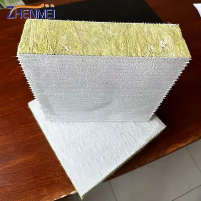 Sandwich Mineral Thermal Insulation Sound Absorbing Composite Rock Wool Board