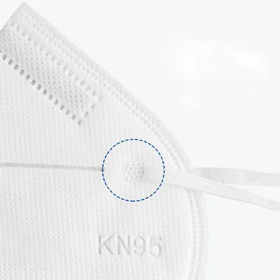 Protective 5 Ply in Stock Wholesale Protective 5 Ply Face Mask KN95 Earloop
