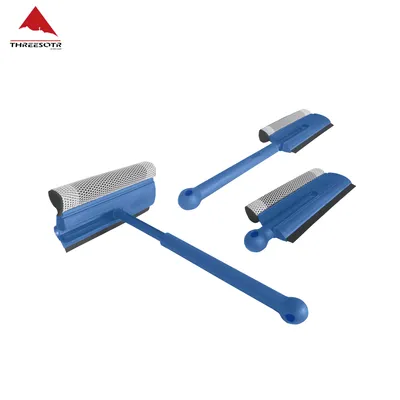 Blue 8" Compact Folding Window Squeegee