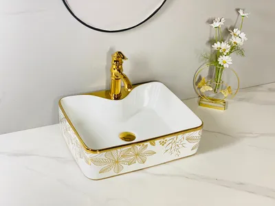 Ceramic Bathroom Sink with Stylish Wash Basin