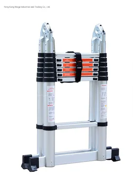 4.4m Joint Aluminium Telescopic / Flodingladder