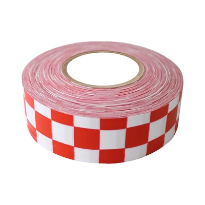 25mmx100m Durable PVC Flagging Tape Roll for Surveying, Marking, and Gardening