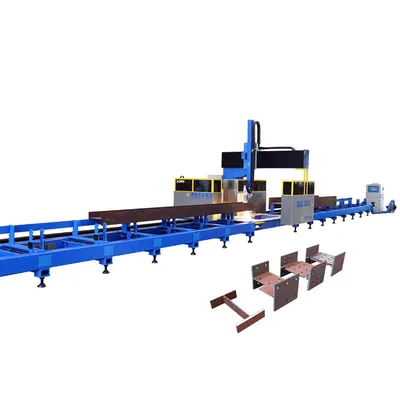 Precision CNC H-Beam Laser Plate Drilling Cutting Machine