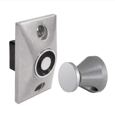 American Type Mortise Mount DC 12V/24V 40lbs Holding Force Fireproof Electromagnetic Door Stopper Holder