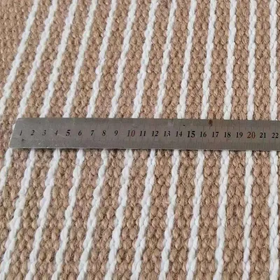 Custom Natural Hessian Cloth Thick Woven 1oo% Jute Fabric for Dog Bed Mattress Covers and Bags