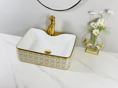 Modern Ceramic Bathroom Sink with Elegant Design and Easy Installation Wash Basin