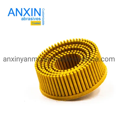 Durable Yellow Rubber Abrasive Brush for Metal Cleaning