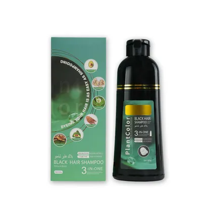 OEM Factory High Quality Wholesale 3 in 1 Black Hair Color Shampoo