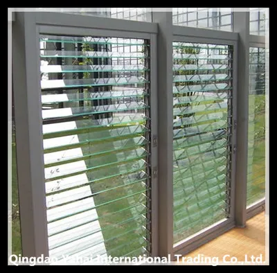 Antique Style Clear Float Louver Glass