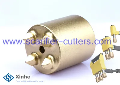 4 Point Tungsten Carbide Scabbler Bits Heads Construction Accessories for Floor Grinding Machines