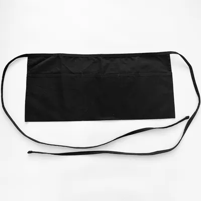 High Quality Black Unisex Restaurant Uniform Workwear Waist Apron
