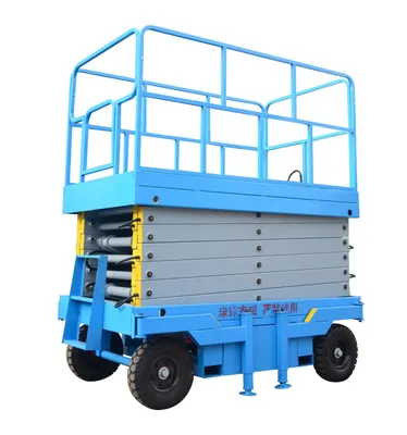 Electric Scissor Lift with Support Leg Good Use for High Work Platform