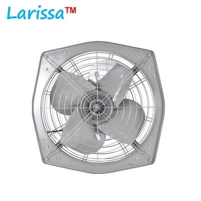 Large Volume Cast Iron Square Octagonal Fan Powerful Heavy Duty Industrial Exhaust Axial Fan