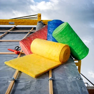 Flex Ecofr Alum Foil Snd Insul Fireprf Glass Wool Blanket