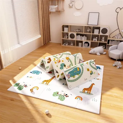 Waterproof Reversible XPE Foam Baby Play Mat Eco Friendly Crawling Floor Mat