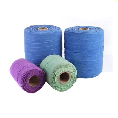 Customized Microfiber 80%Polyester 20%Polyamid Warp Knitted Mop Strip Roll