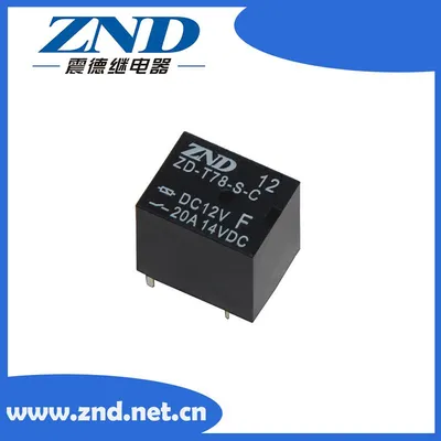 Miniature Size Automotive Realy 20A 5pins 12V T78