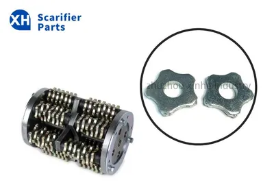 Grinders & Scarifiers Drum and 6PT/8PT/12PT Carbide Tct Cutters & Spacer Rings