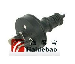 Austraian SAA Standard Two Wires Power Cord Plug (D05B)