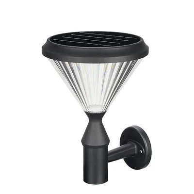Wall Mounted Outdoor Solar LED Wall Lights Modern Outdoor Garden LED Solar Light Solar Energy System