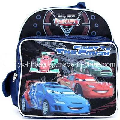 Cars Child School Bag Mini Backpack Toddler 10in Fight to The Finish