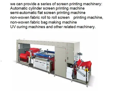 Fb-Nwf12010 Model The New Design One Color Non-Woven Fabric Screen Printing Machine