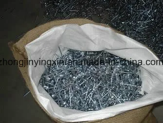 Gunny Bag Packing Galvanized Roofing Nails with Umbrella Head