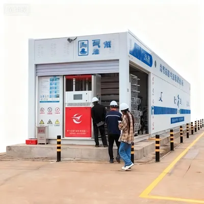 High Capacity LNG Filling Station for Logistics Parks