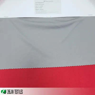 100%Polyester Antipilling and Breathable Jersey Fabric